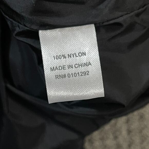 Lulu B Down Feathers Vest Womens Size Small S Full Zip Black Sleeveless - Picture 4 of 10